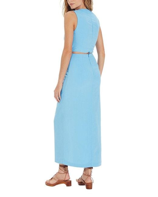 ViX Blue Gracie Detail Long Dress