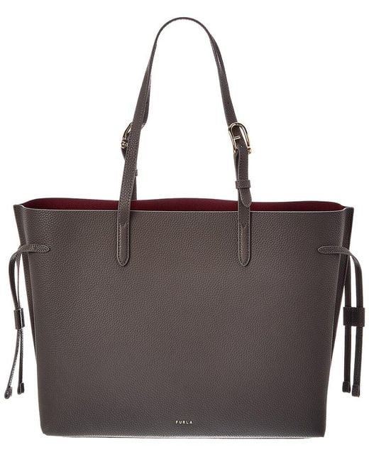 Furla Black Ava Leather Tote
