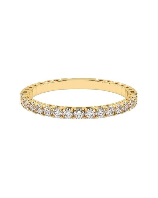Diamond Select Cuts Metallic 14K 10.00 Ct. Tw. Diamond Bracelet