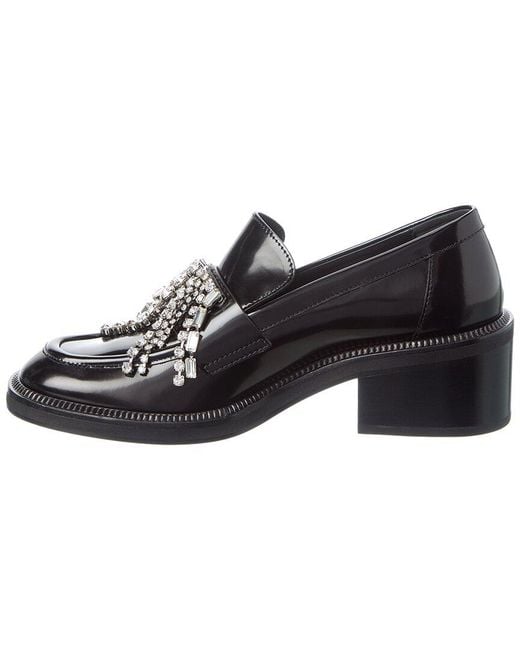 Jimmy Choo Black Tylor 60 Leather Loafer