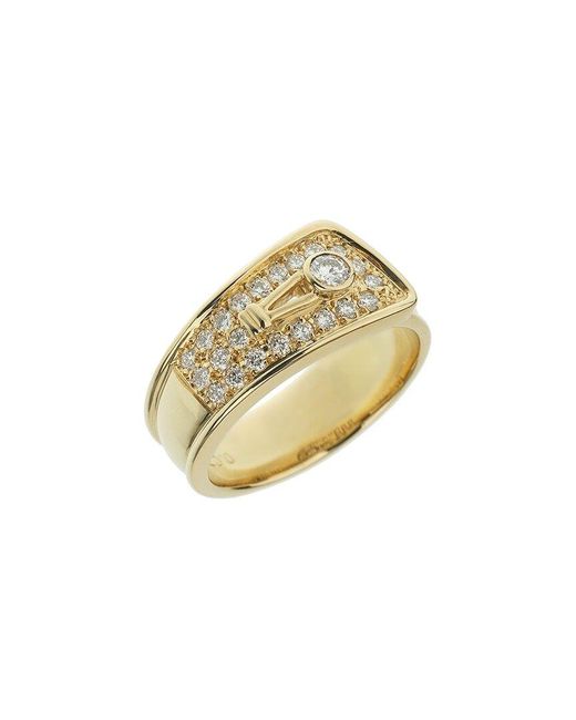 Dior Metallic Dior 18K 0.57 Ct. Tw. Diamond Ring (Authentic Pre-Owned)