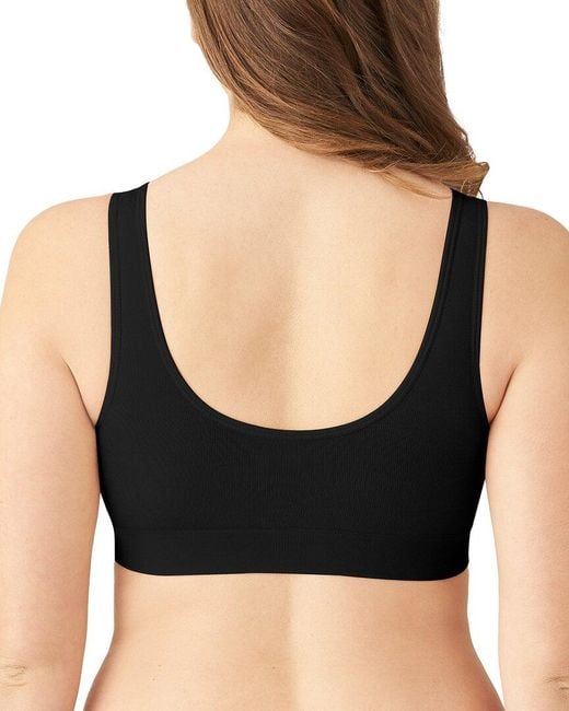 Wacoal Black B-Smooth Seamless Wire-Free Mastectomy Bralette