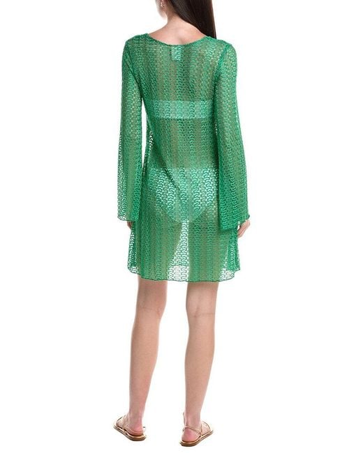 Becca Green Golden Crochet Tunic