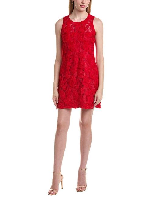 FLORA BEA NYC Red Ellis Sleeveless Mini Dress