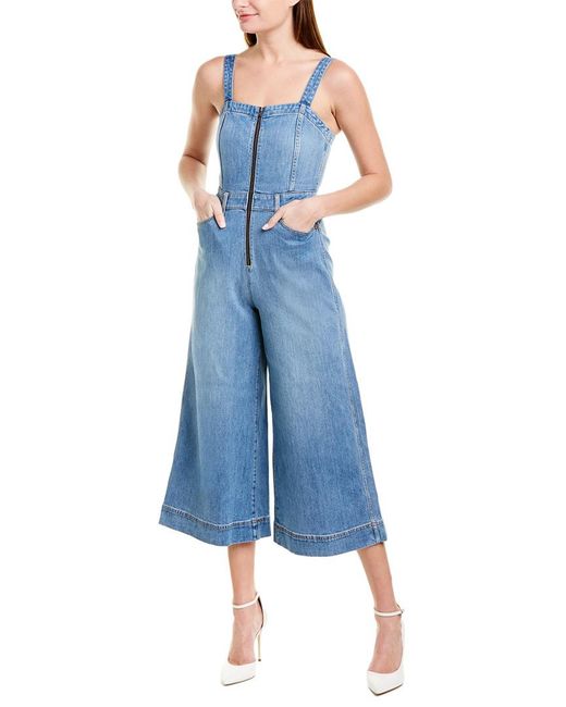 denim gaucho jumpsuit