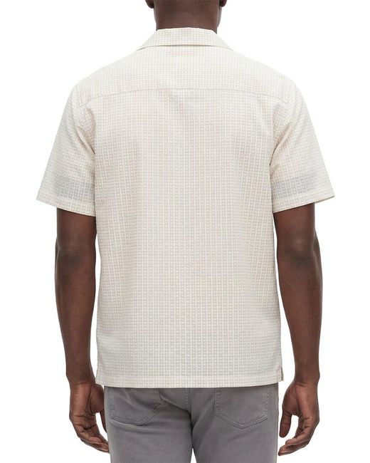 Theory White Noll Geo Shirt for men