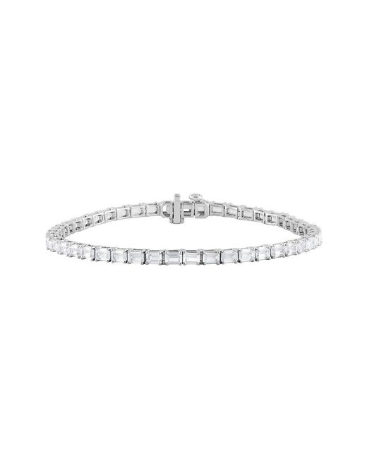 Lab Grown Diamonds White 14K 7.05 Ct. Tw. Lab Grown Diamond Bracelet