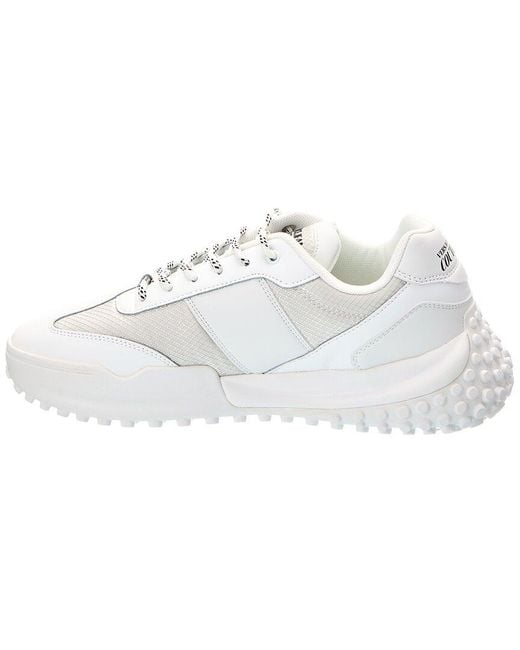 Versace Jeans Couture White Leather & Nylon Sneaker for men