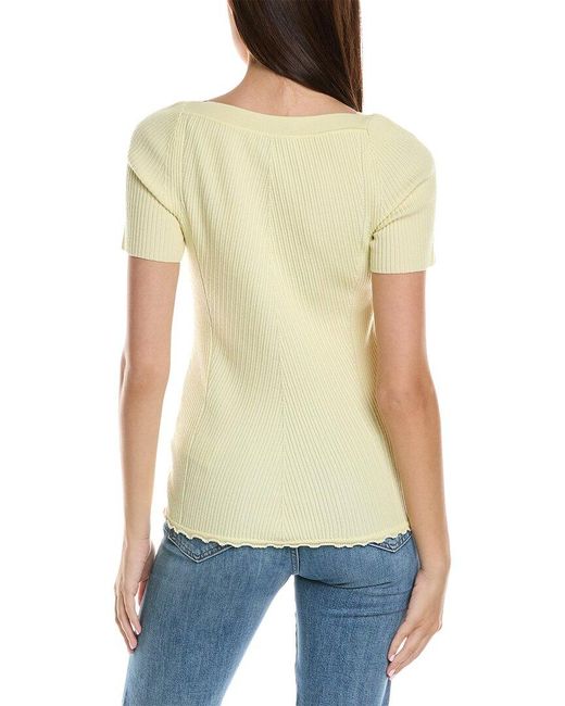 3.1 Phillip Lim Green Ribbed Wool-blend Sweater