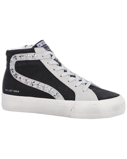 Vintage Havana Black Dormy 2 Suede-Trim Sneaker