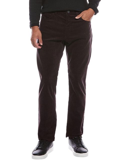 Theory Black Raffi Stretch Cord Pant for men