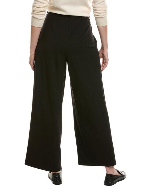 Eileen Fisher Black High Waisted Flare Pant
