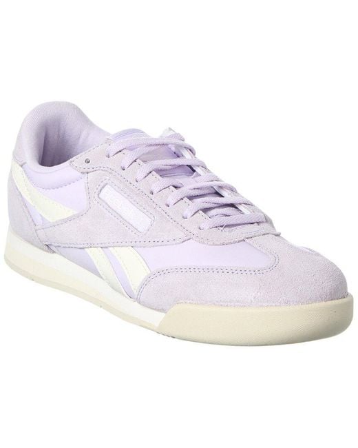 Reebok Blue Campio Xt Canvas & Suede Sneaker