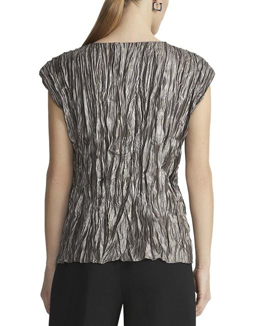 Lafayette 148 New York Black Blouse