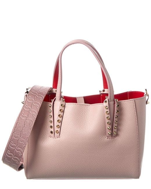 Christian Louboutin Pink Cabata Small Leather Tote
