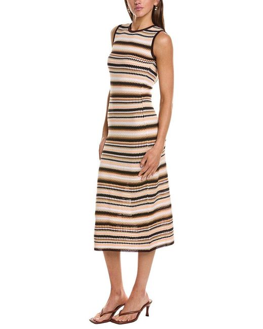 Missoni White Abito Midi Dress