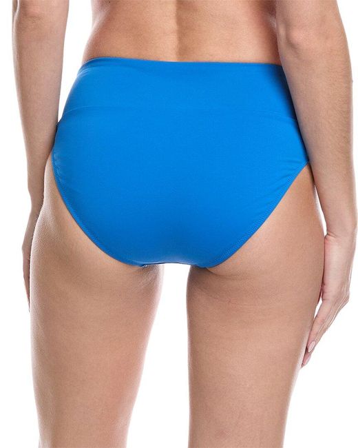 Tommy Bahama Blue Palm Modern High-Waist Bikini Bottom