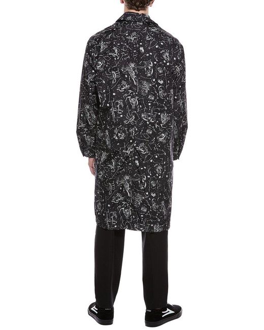 Valentino Black Printed Jacket for men