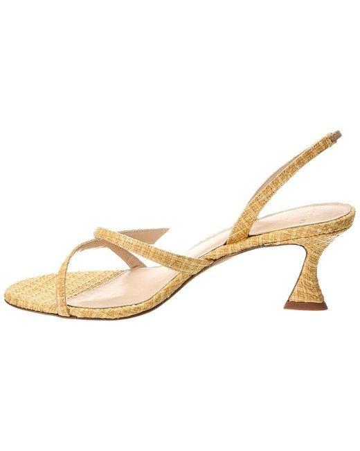 Alexandre Birman Metallic Tita Bell 60 Tweed Slingback Sandal