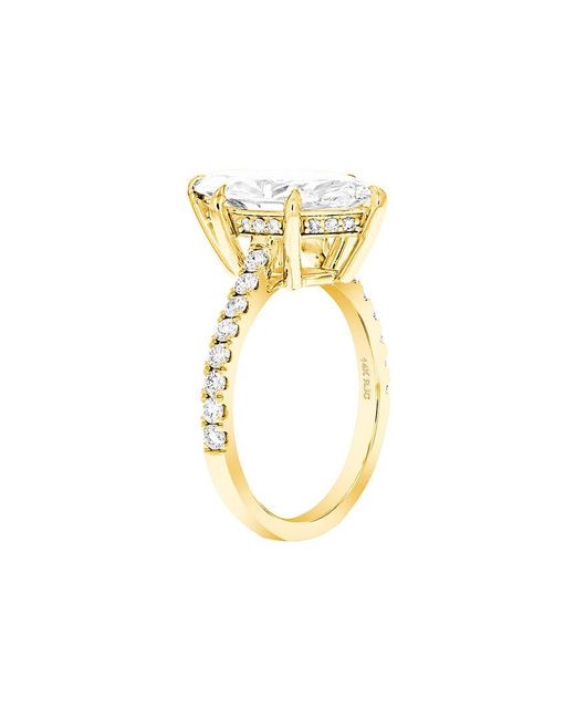 Amairah White 14K 4.25 Ct. Tw. Lab-Grown Diamond Engagement Ring