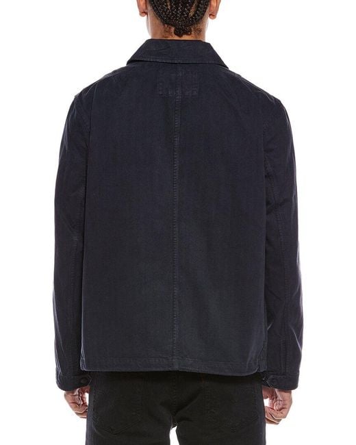 Rag & Bone Blue Reed Coaches Wool-Blend Jacket for men