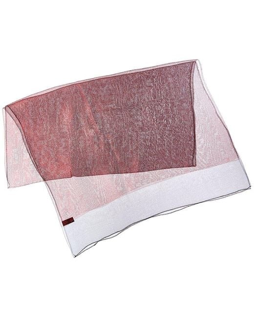 Saachi Purple Ombre Glitz Silk Scarf
