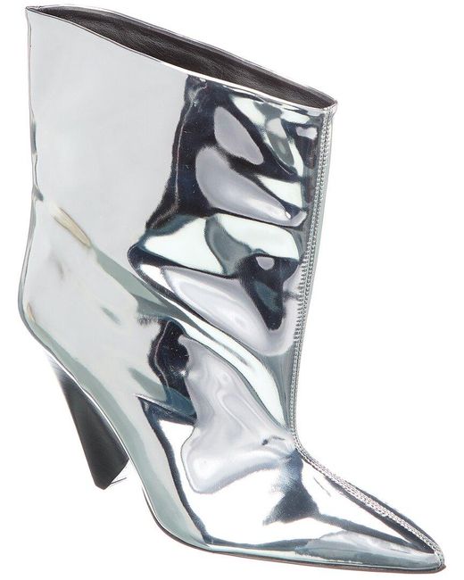 Isabel Marant Blue Miyako Patent Bootie