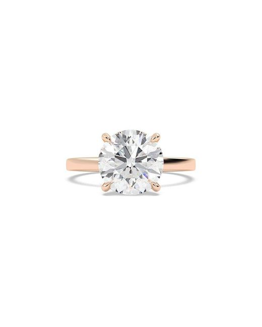 Lab Grown Diamonds White 14K Rose 3.00 Ct. Tw. Lab-Grown Diamond Ring