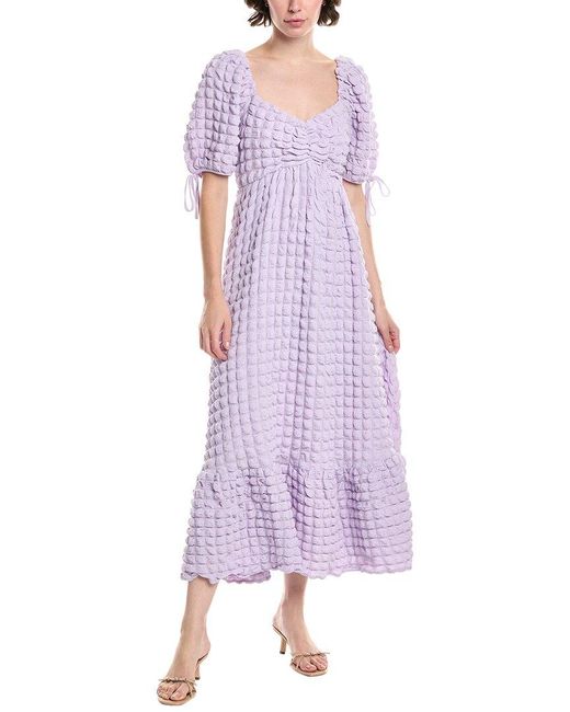 Endless Rose Purple Textured Maxi Dress