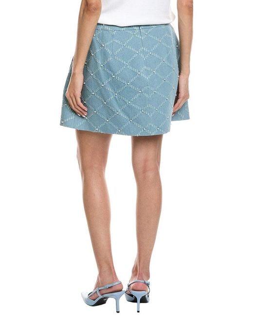 Ramy Brook Blue Elodie Skirt
