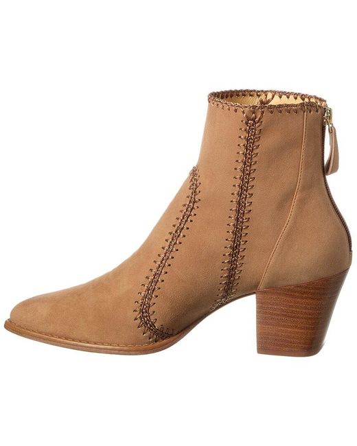 Alexandre Birman Brown Benta Suede Bootie
