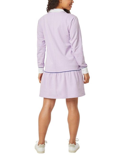 Roberta Roller Rabbit Purple Love Stripe Cahya Mini Dress