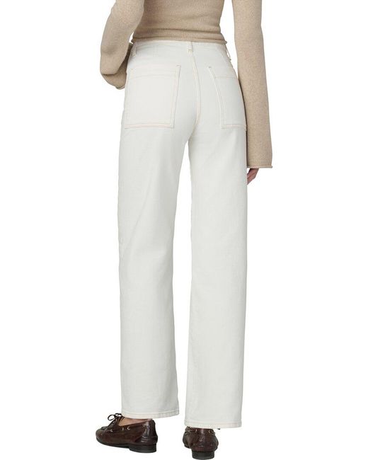 Joe's Jeans White The Margot Slant Pocket