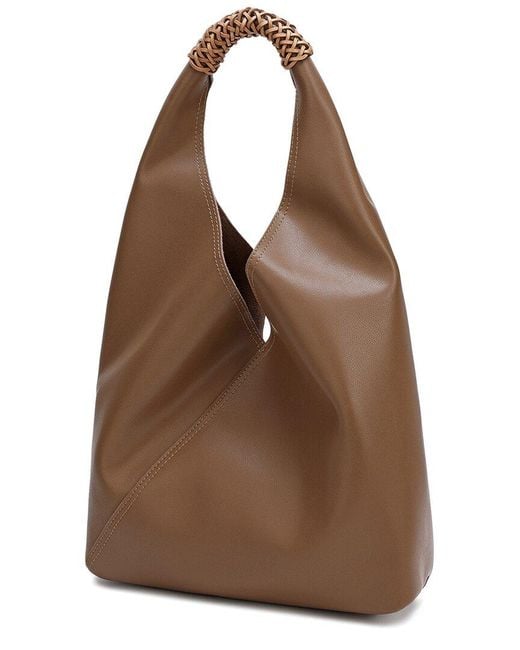 Tiffany & Fred Paris Brown Smooth Leather Tote