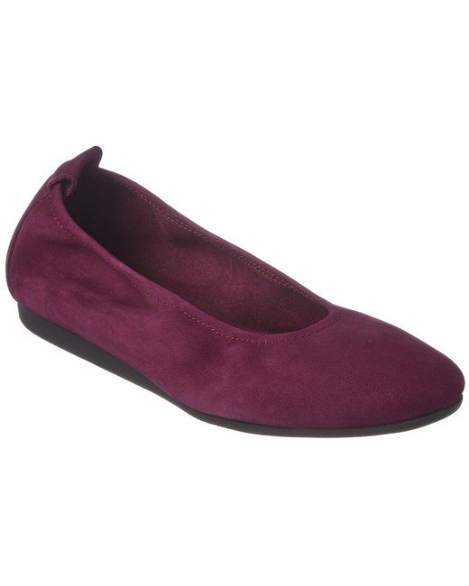 Arche Purple Laius Leather Flat