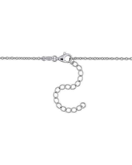 Rina Limor Metallic 1.05 Ct. Tw. Lab-Grown Sapphire Station Necklace
