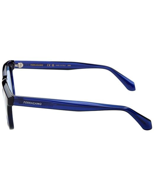 Ferragamo Blue 50Mm Sunglasses