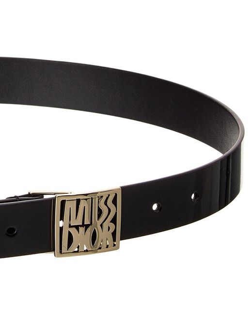 Dior Black Miss Leather Belt