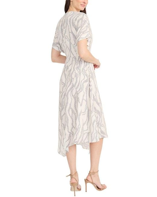 Maggy London White Midi Dress