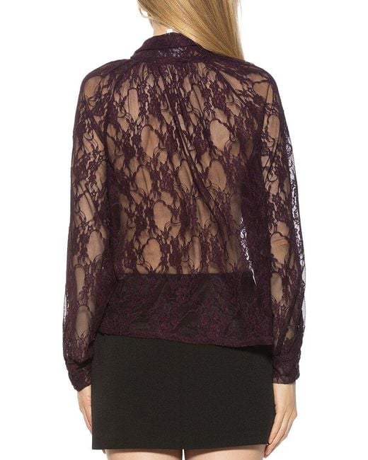 Alexia Admor Brown Rae Top