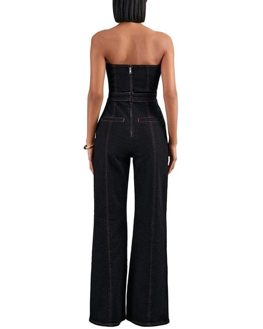 Reiss Blue Tylie Jumpsuit