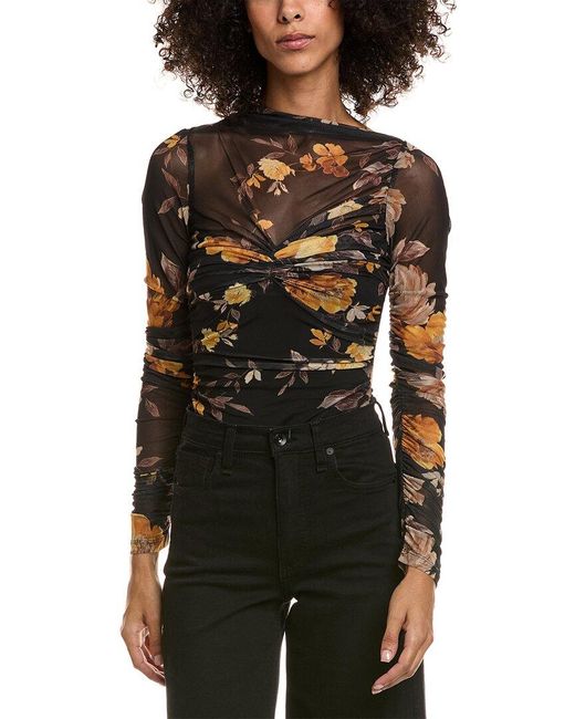 Bardot Black Althea Mesh Bodysuit