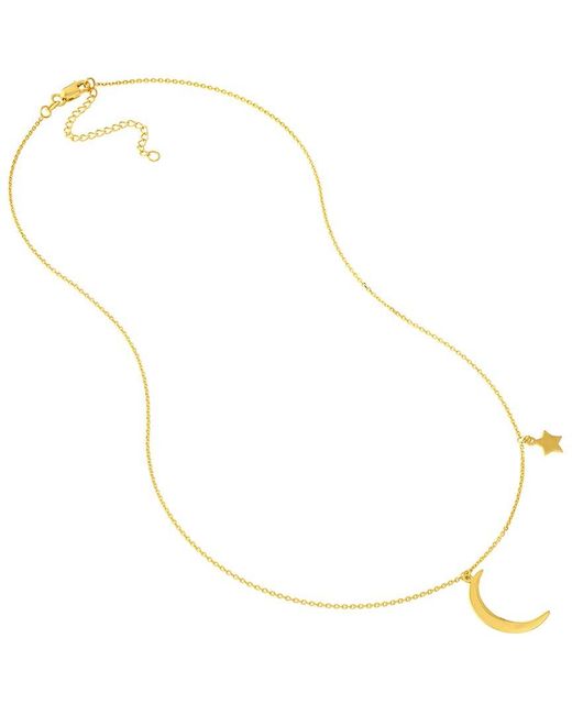 HAWLEY ST Metallic 14k Celestial Necklace