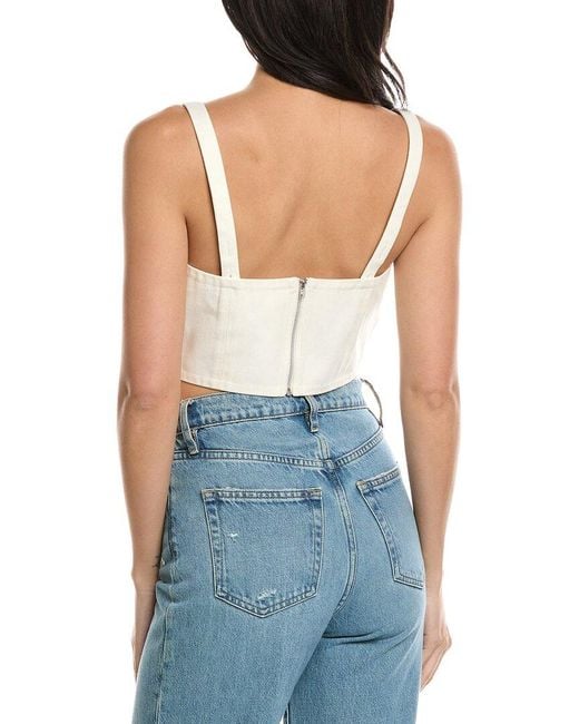 Allison Blue Tyra Crop Top