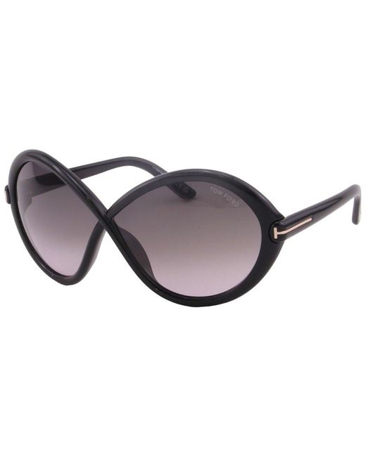 Tom Ford Black Jada 68mm Sunglasses