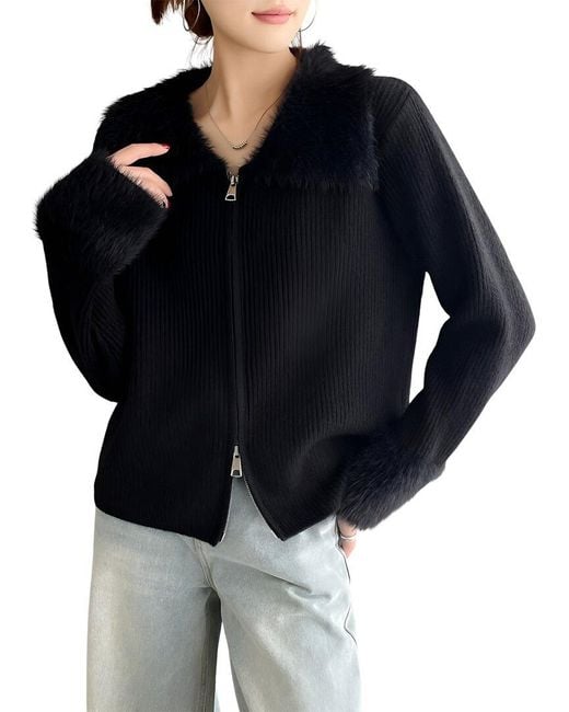 Tedora Black Cardigan