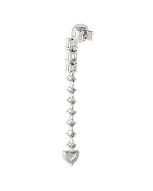 Diamond Select Cuts White 18K 3.95 Ct. Tw. Diamond Earring