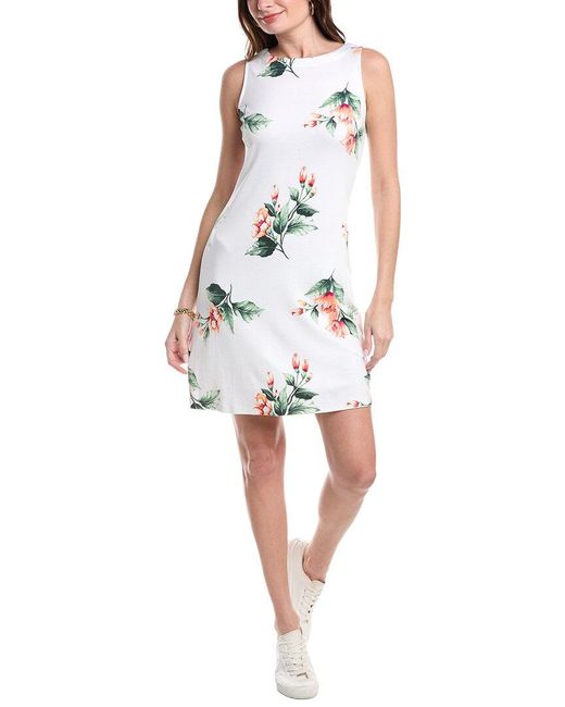 Tommy Bahama White Darcy Florentina Flourish Sheath Dress