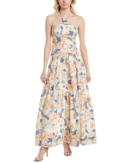 Astr White Linnea Maxi Dress