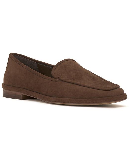 Vince Camuto Brown Drananda Suede Loafer